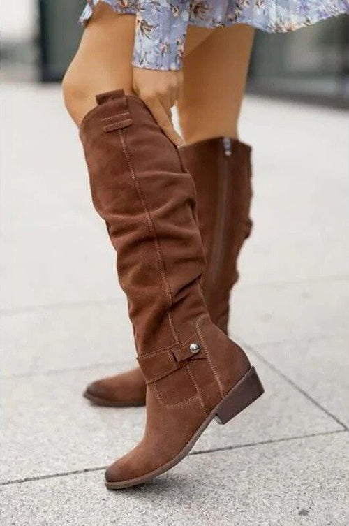 Lara Knee-High Flat Boots