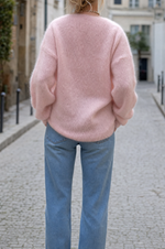Juniper mohair sweater, back view
