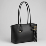 Kelvedon Knot Strap Bag in black