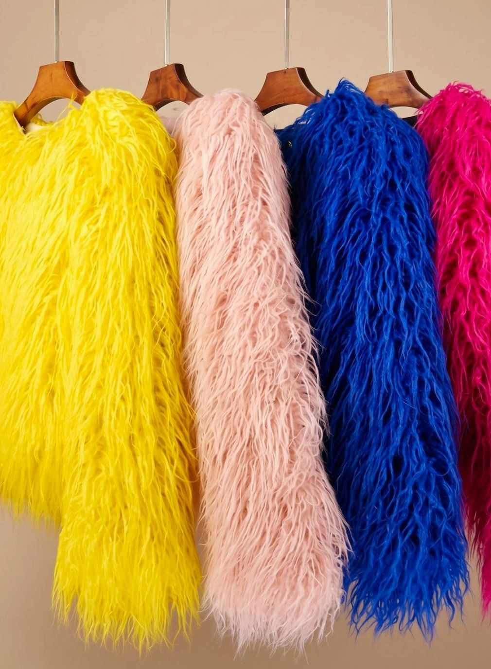 Mia Fluffy Faux Fur Short Coat