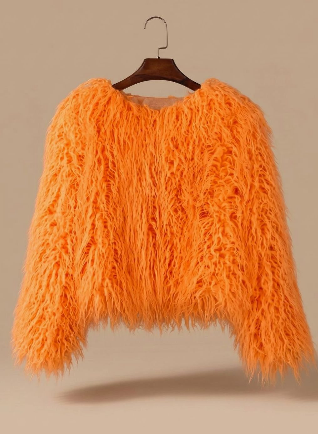 Mia Fluffy Faux Fur Short Coat