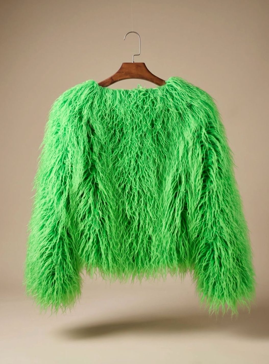 Mia Fluffy Faux Fur Short Coat