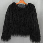 Mia Fluffy Faux Fur Short Coat