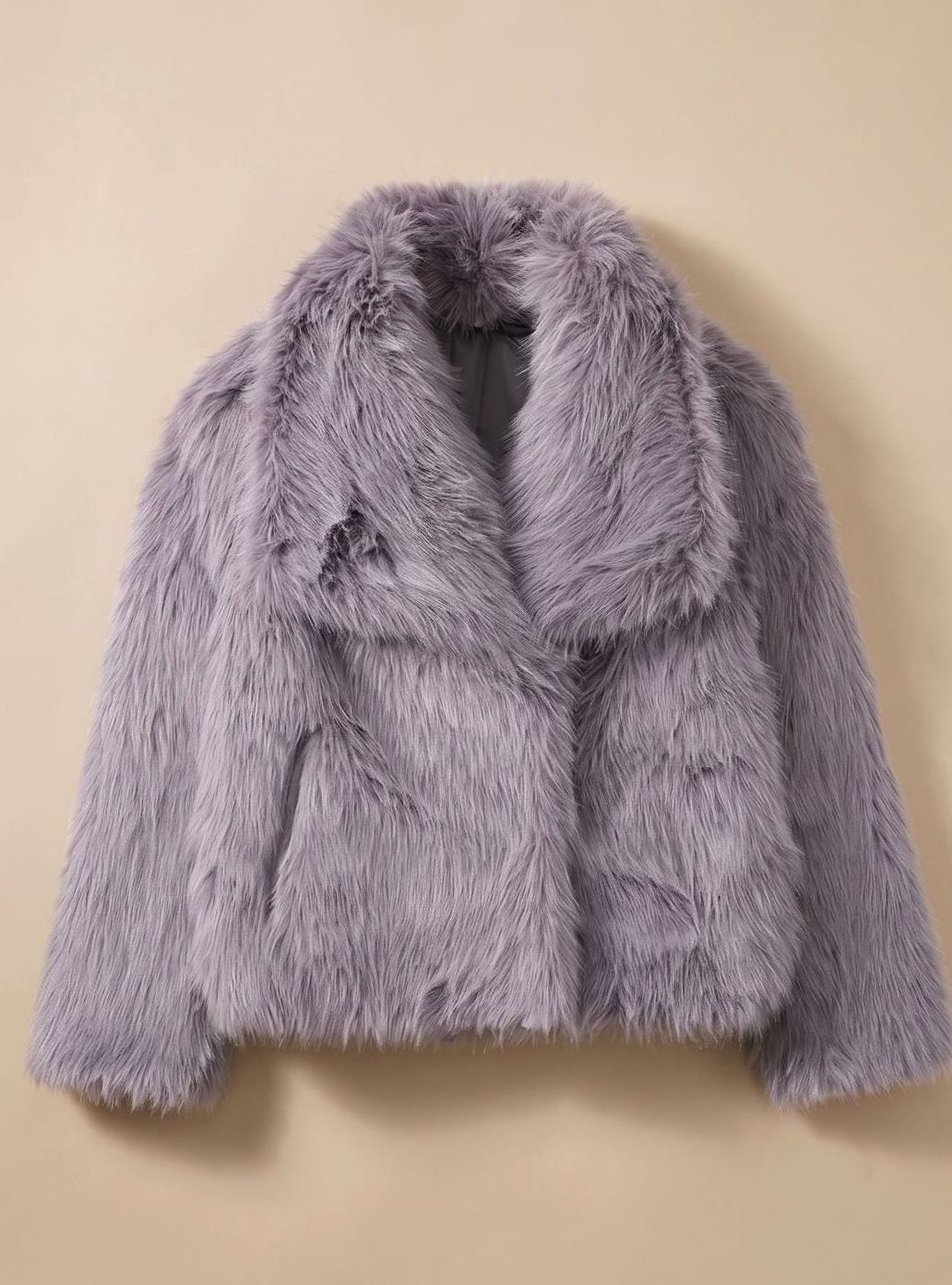 Marie Fluffy Faux Fur Short Coat