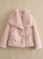 Marie Fluffy Faux Fur Short Coat