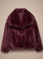 Marie Fluffy Faux Fur Short Coat