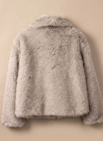 Marie Fluffy Faux Fur Short Coat