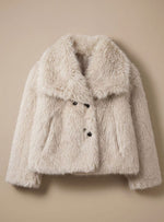 Marie Fluffy Faux Fur Short Coat