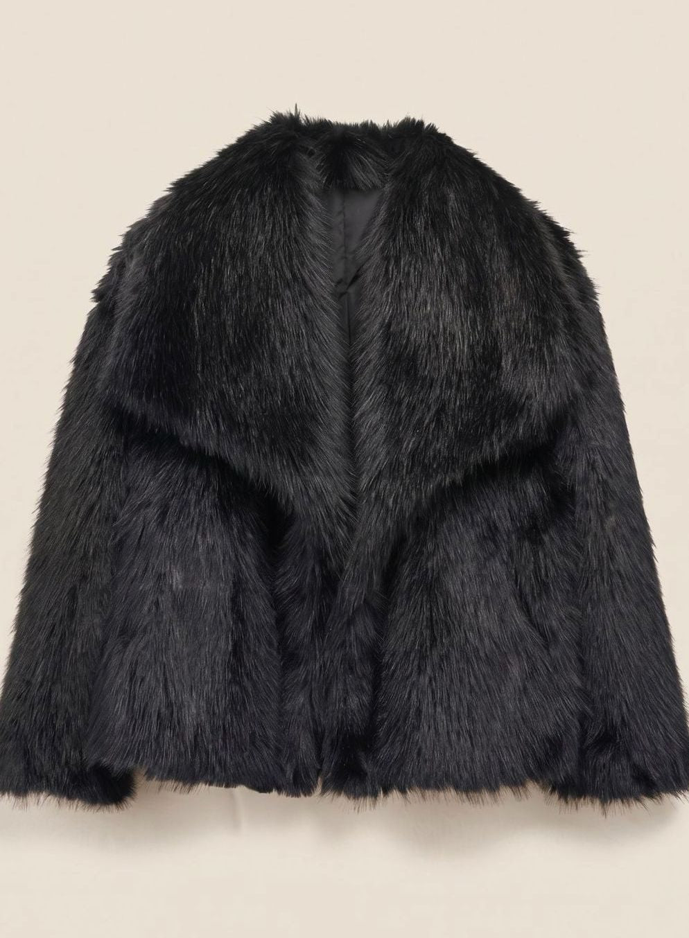 Marie Fluffy Faux Fur Short Coat