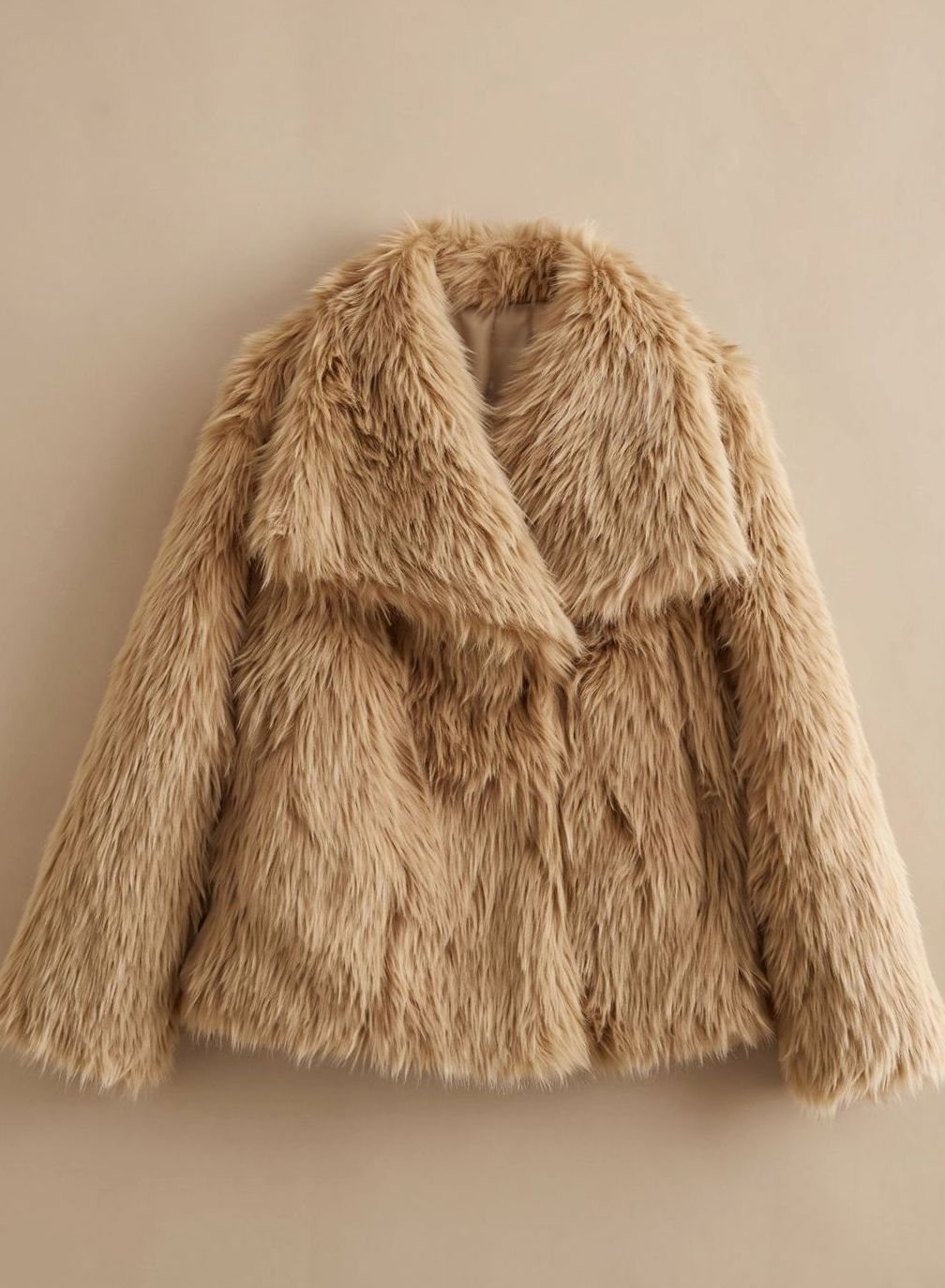 Marie Fluffy Faux Fur Short Coat