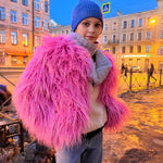 Marlene Long-Pile Faux Fur Coat