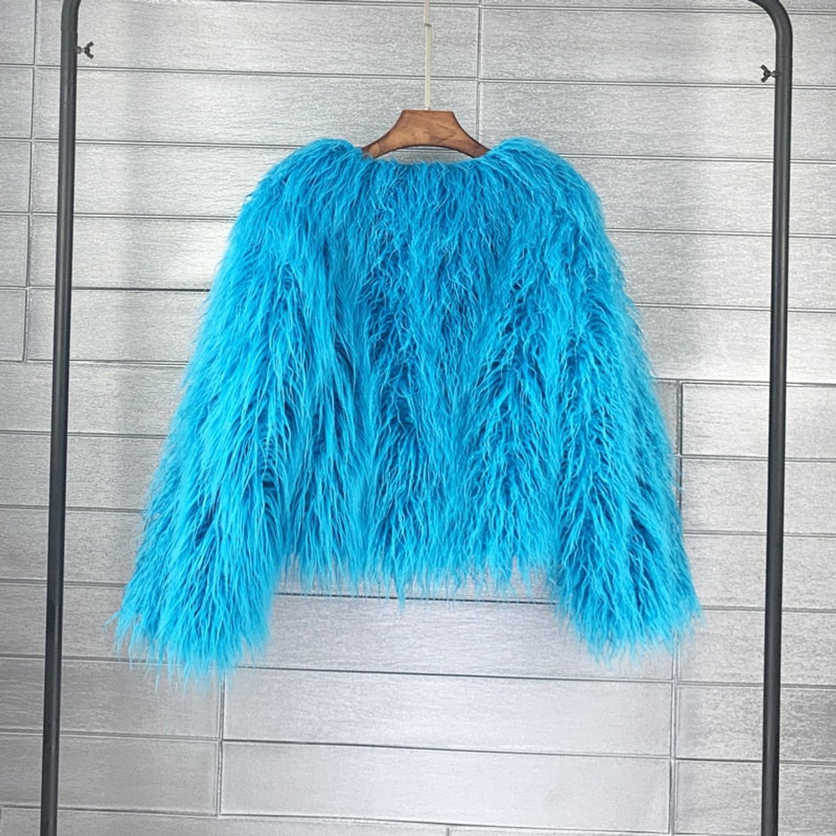 Marlene Long-Pile Faux Fur Coat
