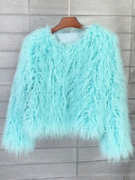 Marlene Long-Pile Faux Fur Coat