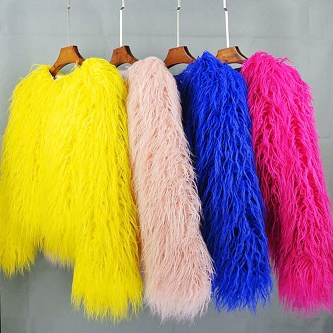 Marlene Long-Pile Faux Fur Coat