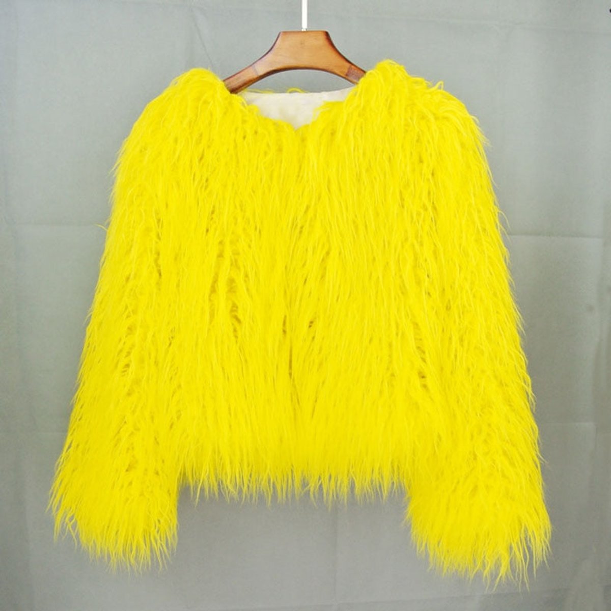 Marlene Long-Pile Faux Fur Coat