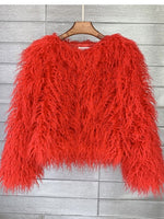 Marlene Long-Pile Faux Fur Coat