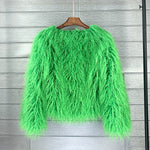 Marlene Long-Pile Faux Fur Coat