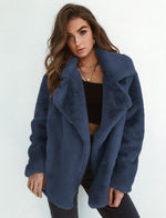 Charlotte Oversized Faux Fur Cropped Coat
