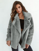 Charlotte Oversized Faux Fur Cropped Coat