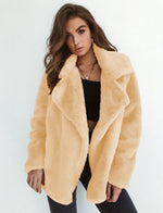 Charlotte Oversized Faux Fur Cropped Coat