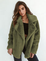 Charlotte Oversized Faux Fur Cropped Coat
