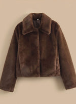 Johanna Classic Collar Faux Fur Coat