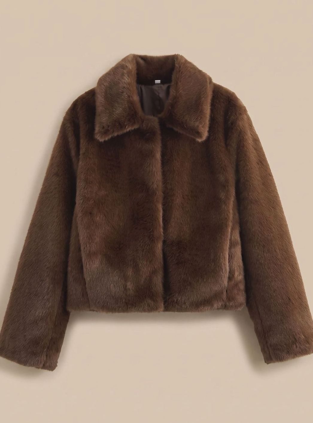 Johanna Classic Collar Faux Fur Coat