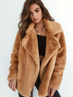 Emilia Oversized Teddy Faux Fur Short Coat