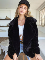 Emilia Oversized Teddy Faux Fur Short Coat