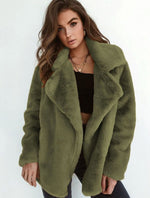 Emilia Oversized Teddy Faux Fur Short Coat