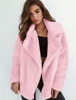 Emilia Oversized Teddy Faux Fur Short Coat
