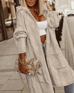 Charlotte Oversized Hooded Chunky Cardigan