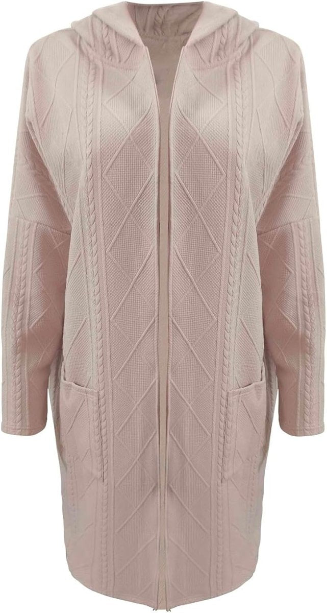 Charlotte Oversized Hooded Chunky Cardigan