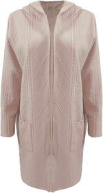 Charlotte Oversized Hooded Chunky Cardigan
