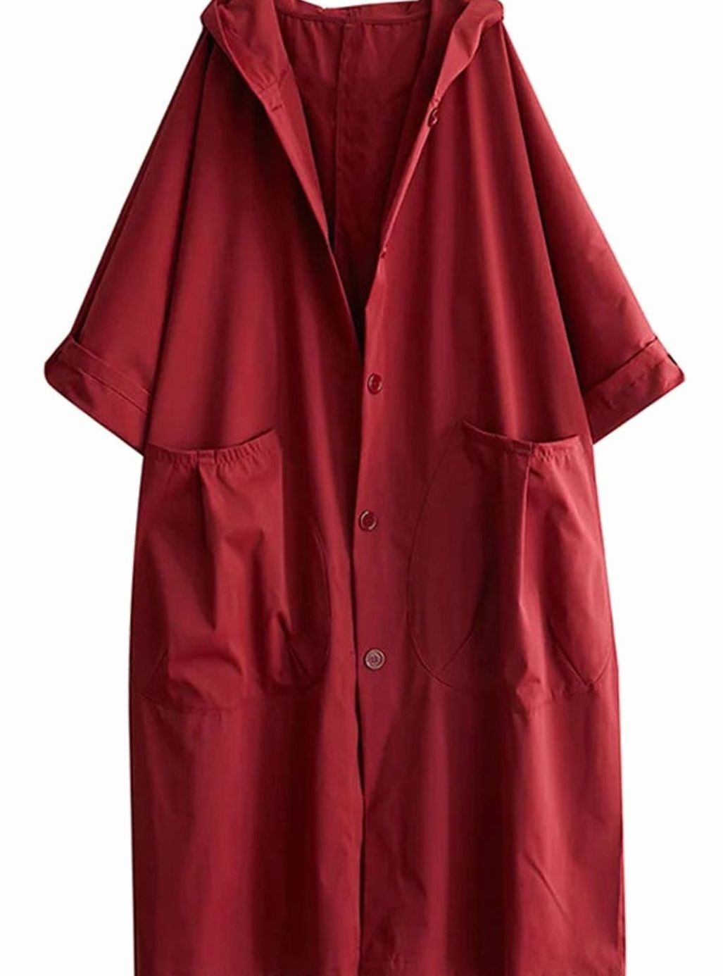 Clara Oversized Hooded Water-Resistant Trench Coat