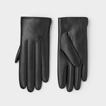 Ledbury Leather Gloves in black, product shot