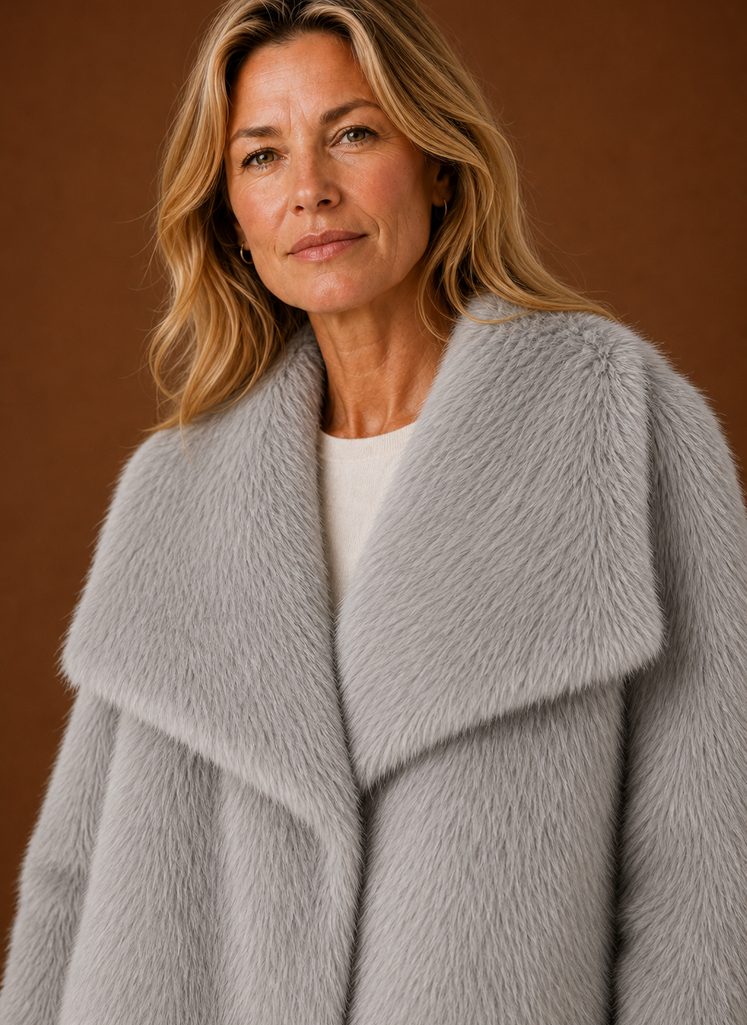 Women's Faux Fur Coat - Winter Jacket | Areleon