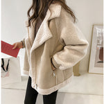 Helene Soft Faux Shearling Oversized Coat