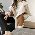 Helene Soft Faux Shearling Oversized Coat