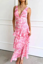 Emilia Floral Tiered Maxi Dress