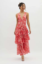 Emilia Floral Tiered Maxi Dress