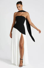 Johanna Asymmetric Wedding Guest Maxi Dress