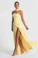 Johanna Asymmetric Wedding Guest Maxi Dress