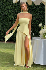 Johanna Asymmetric Wedding Guest Maxi Dress