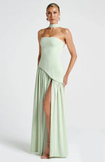 Johanna Asymmetric Wedding Guest Maxi Dress