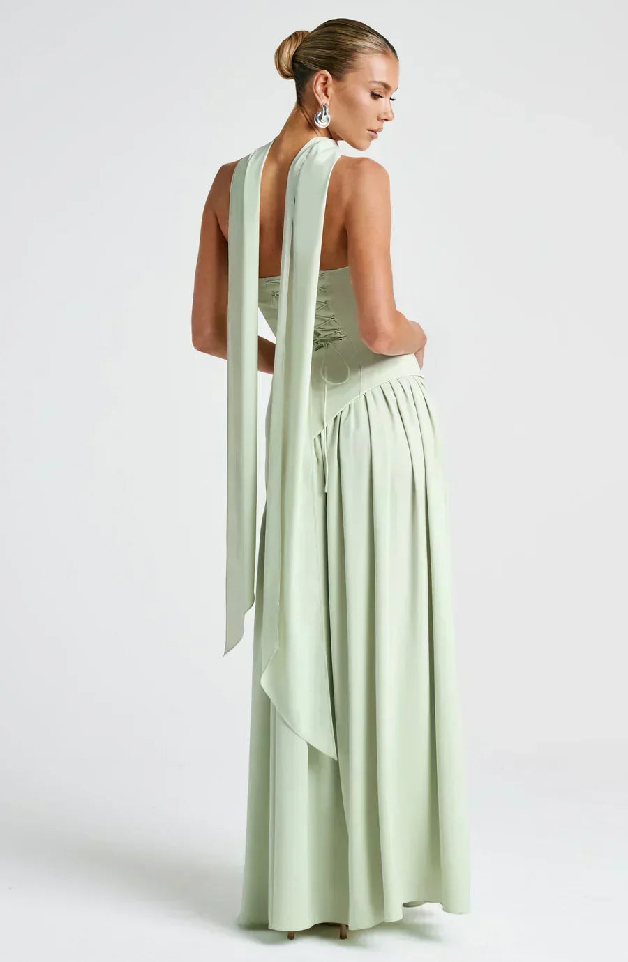 Johanna Asymmetric Wedding Guest Maxi Dress