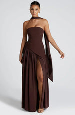 Johanna Asymmetric Wedding Guest Maxi Dress