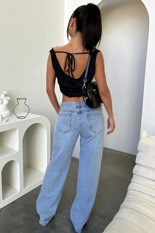 Kirsten Relaxed Straight-Leg Jeans