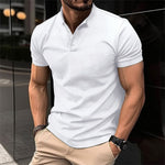 Sebastian Slim Fit Button Placket Tee