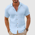 Florian Casual Button-Up Short Sleeve Shirt
